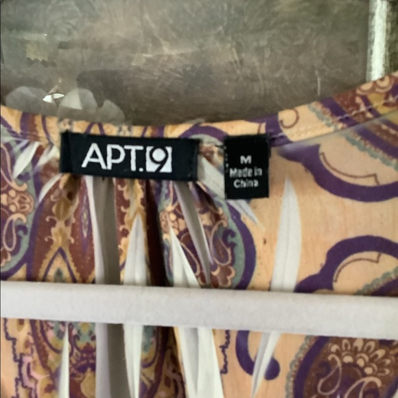 APT 9 beach cover or summer dress stretchy with beading earth-tones. Siz… - Picture 5 of 13